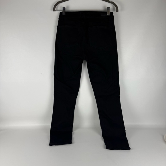 PAIGE Black Slim Straight Leg Denim Jeans - Size 27 - Picture 6 of 6